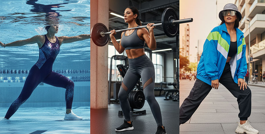 Luce espectacular con la mejor marca de ropa deportiva