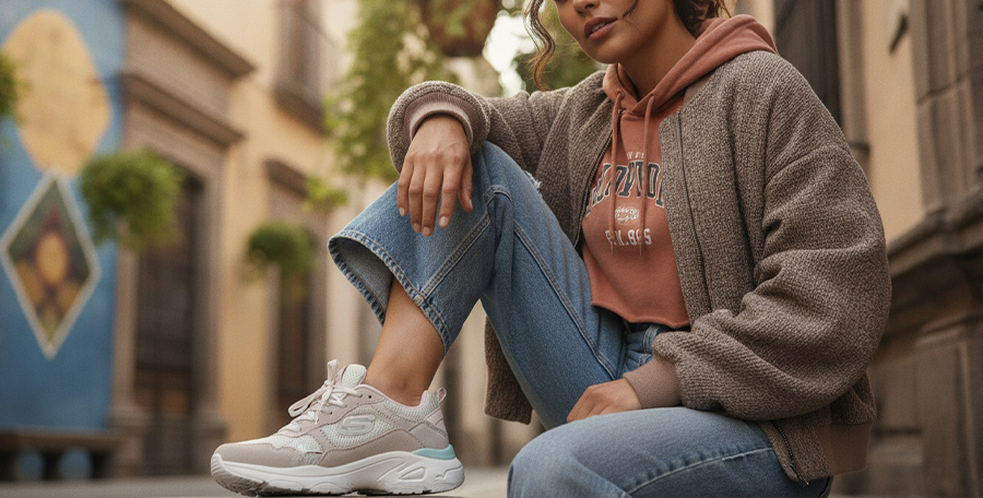 El ensamble perfecto inicia con tus nuevos Skechers mujer