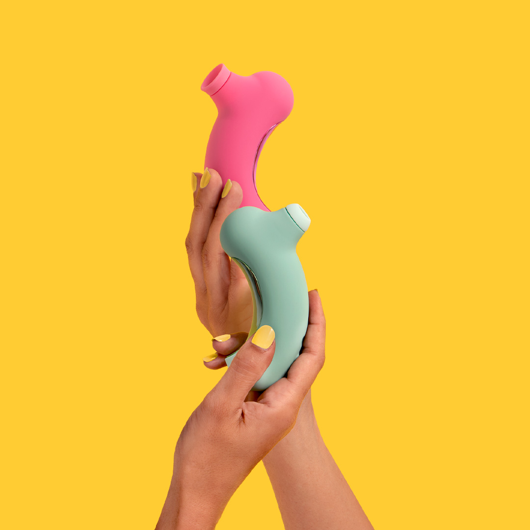 Mambo: succionador de clítoris con 14 niveles y 2 boquillas de Platanomelón