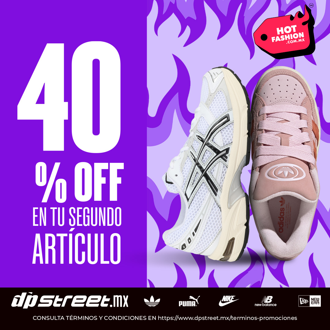 40% OFF EN TU SEGUNDO ARTÍCULO