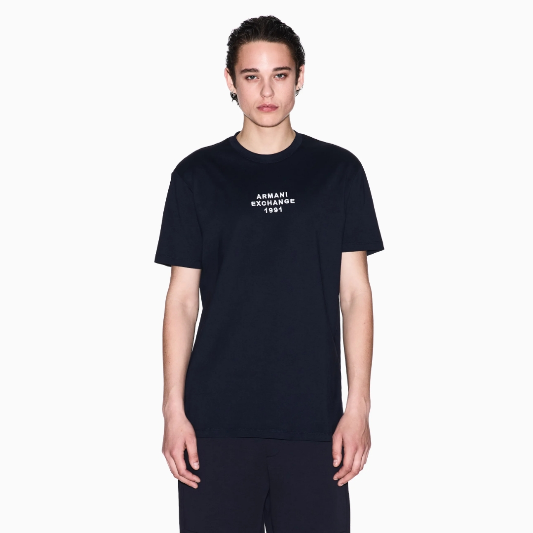 PLAYERA ARMANI EXCHANGE NEGRA MODELO XM000540AF10362UB101