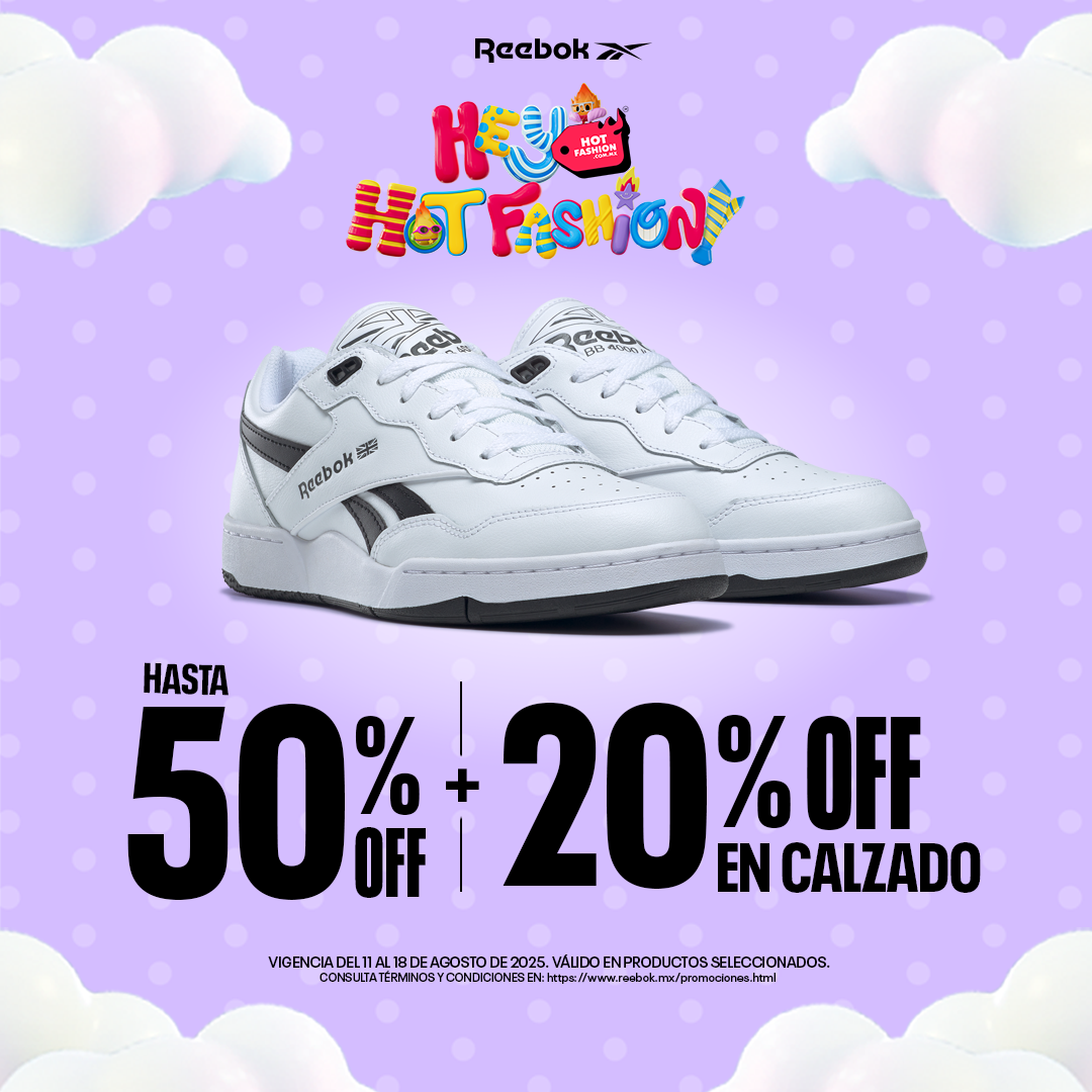 Hasta 50% + 20% OFF en calzado ¡Compra ya!