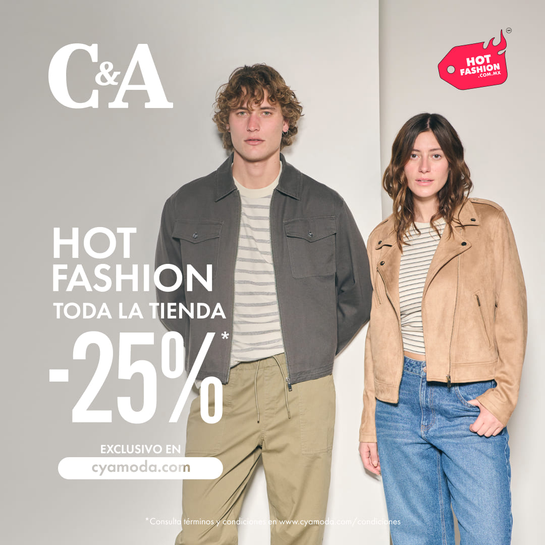 Toda la tienda con -25% de descuento. Looks en tendencia con descuentos únicos.