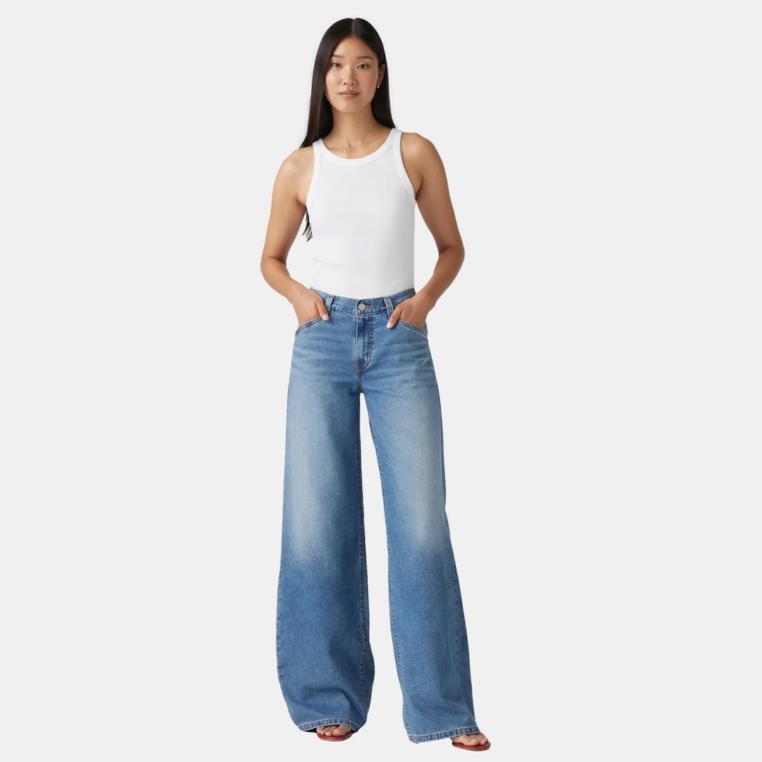 Jeans Levi´s de corte relajado con cintura media y pierna recta.