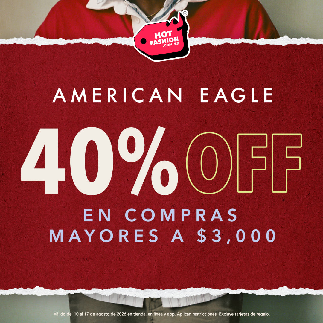 40% off 
en compras mayores a $3,000 