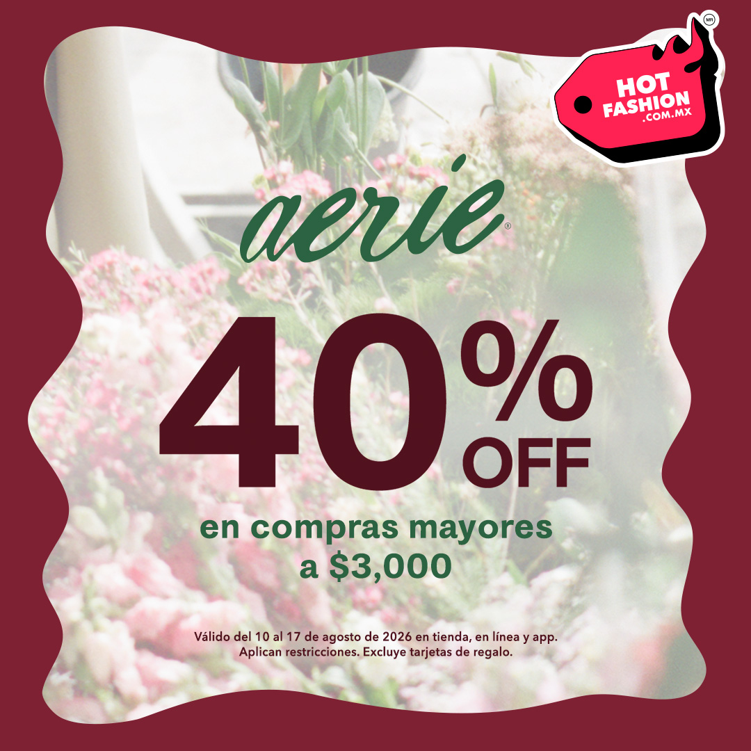 40% off en compras mayores a $3,000
