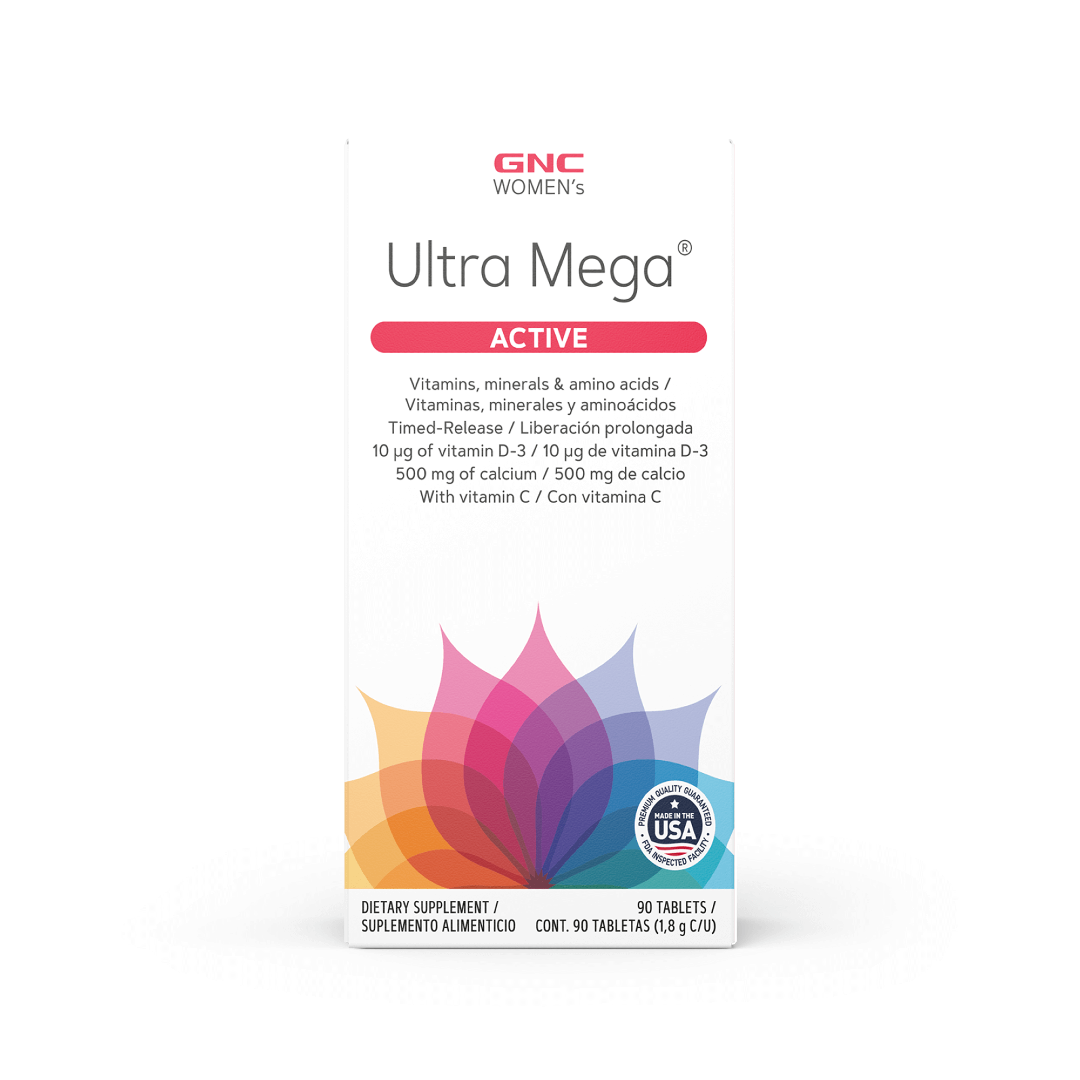 Women's Ultra Mega Active Vitaminas y Minerales Women's 90 Tabletas
